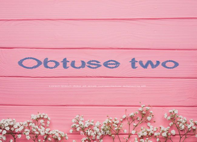 Obtuse two example